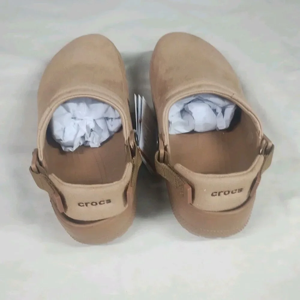 Crocs Classic Crafted Vegan Suede Clog  Men 10  Womens 12 NEW